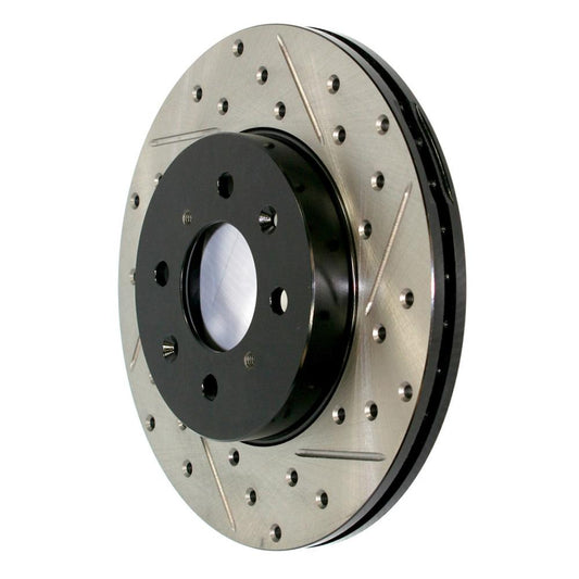 Stoptech Sport Slotted & Drilled Front Rotor | 2016-2023 Honda Civic non-Si/Type-R (127.40036L/R)