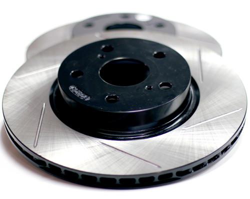 Stoptech Slotted Rotors | 2008-2015 Mitsubishi Evo X (126.46076S)