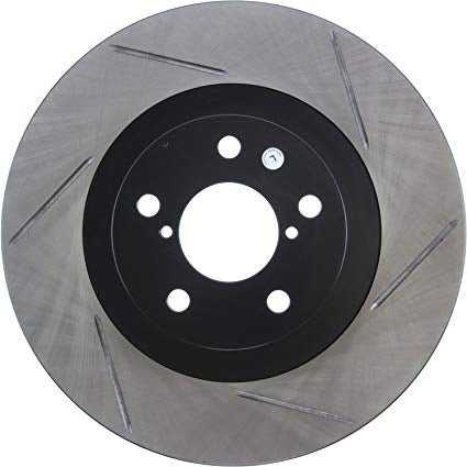 StopTech Power Slot Slotted Rear Left Brake Rotor | 2008-2017 Subaru WRX STI (126.47030SL)