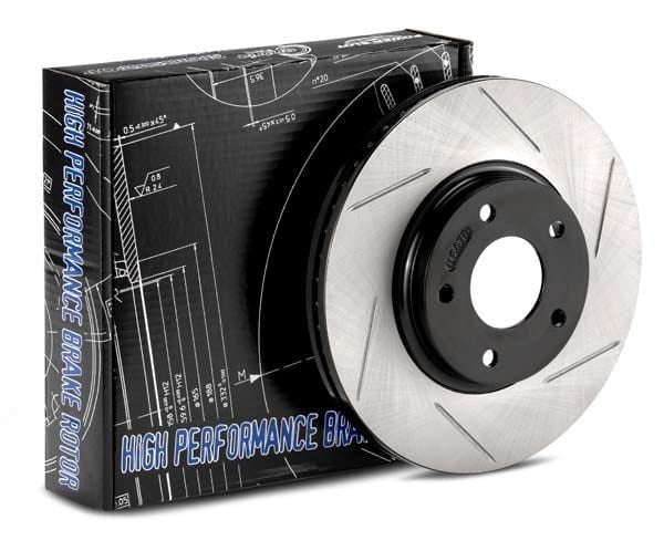 StopTech 126.47037SR Rear Right Slotted Brake Rotor for 15-20 Legacy / 16-19 WRX