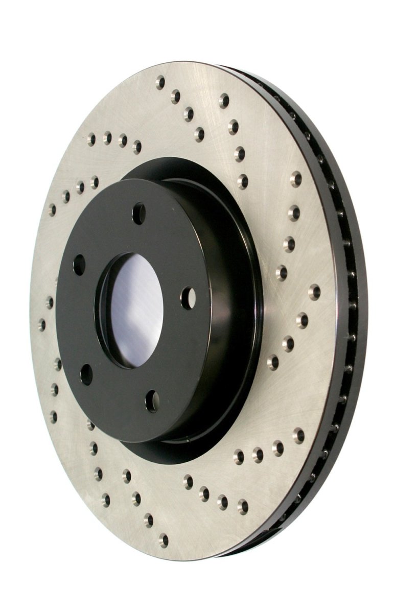 Stoptech Drilled Brake Rotor - Front Right | 2002-2007 Subaru WRX (128.47018R)