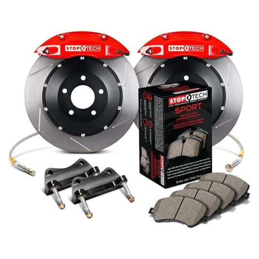 StopTech Front Big Brake Kit w/ 328x28mm 2pc Rotors | 2015-2017 Volkswagen GTI (83.895.4300.71)