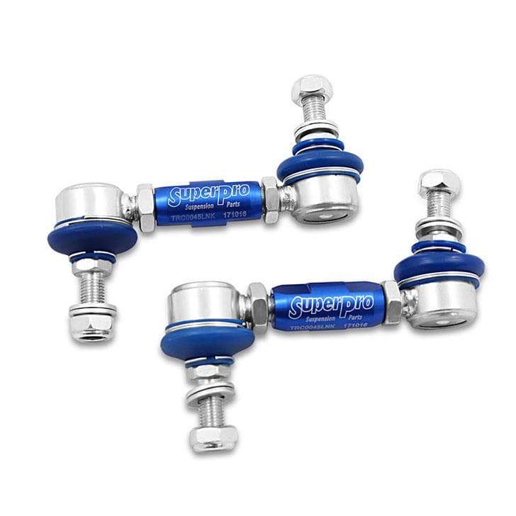 SuperPro Rear Sway Bar Link Kit - Heavy Duty Adjustable | Multiple Fitments (TRC1045)