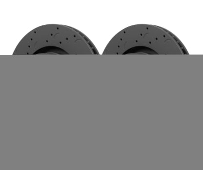 Hawk Talon 1995 Chevy C1500 Drilled and Slotted Front Brake Rotor Set