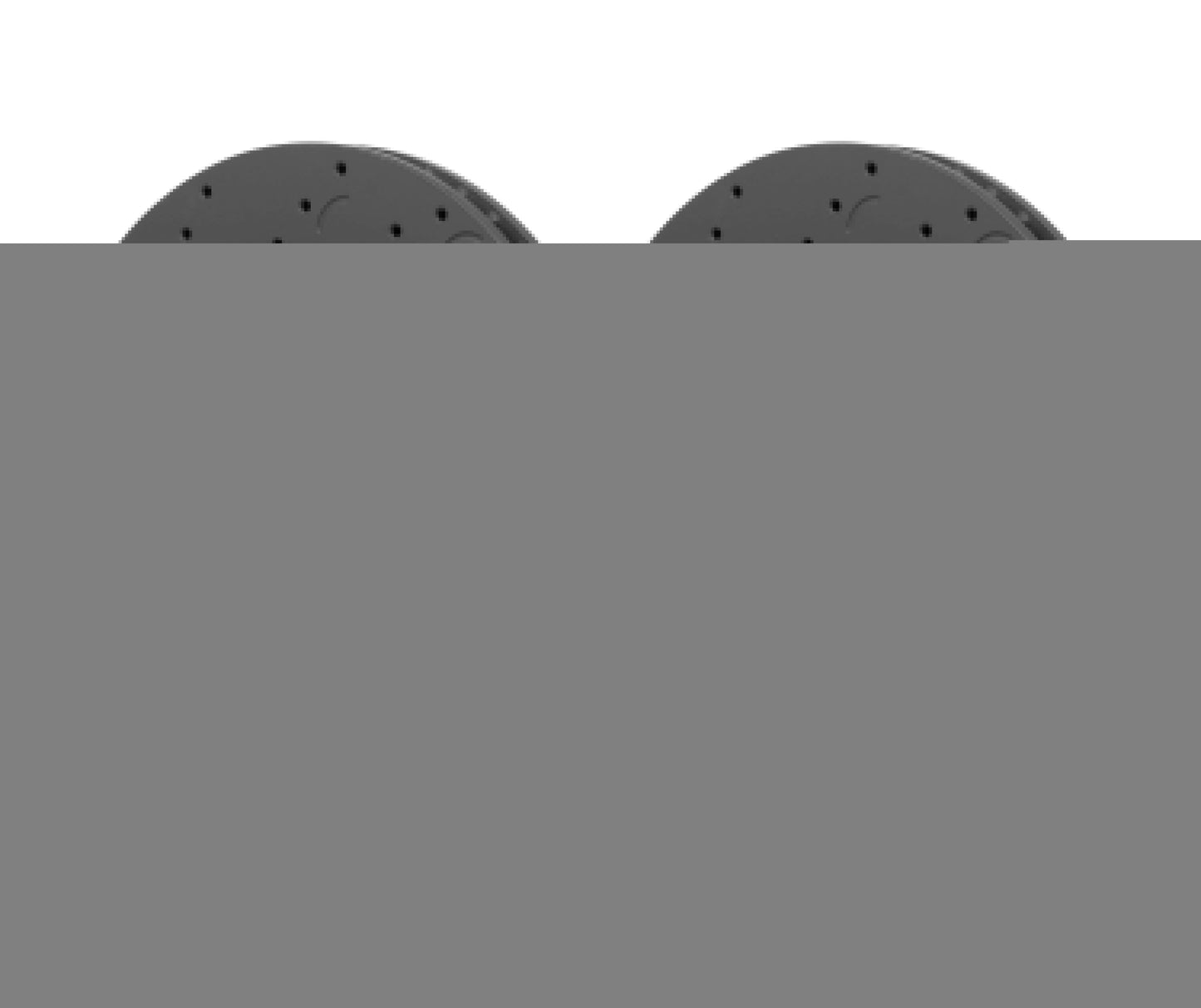 Hawk Talon 2006 Audi A4 Sedan Drilled and Slotted Front Brake Rotor Set