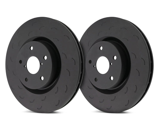 Hawk Talon 2002 Chevy Avalanche 2500 w/ 2 inch Body Raise Slotted-Only Front Brake Rotor Set