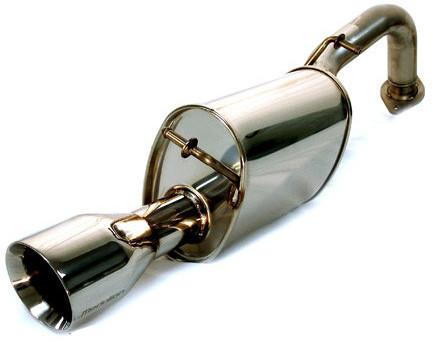 Revel VLS Medallion Touring Dual Muffler Axle-Back Exhaust | 2007 Toyota Yaris