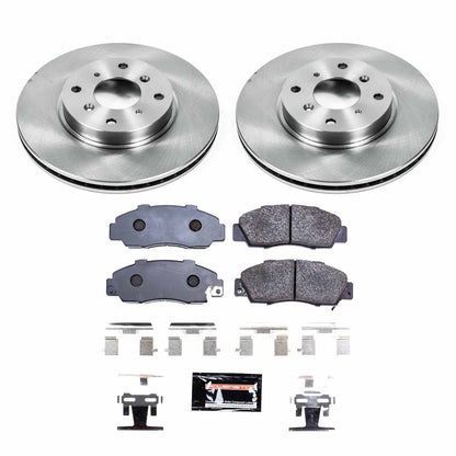 PowerStop 93-96 Honda Prelude Front Track Day Brake Kit (TDBK1037)