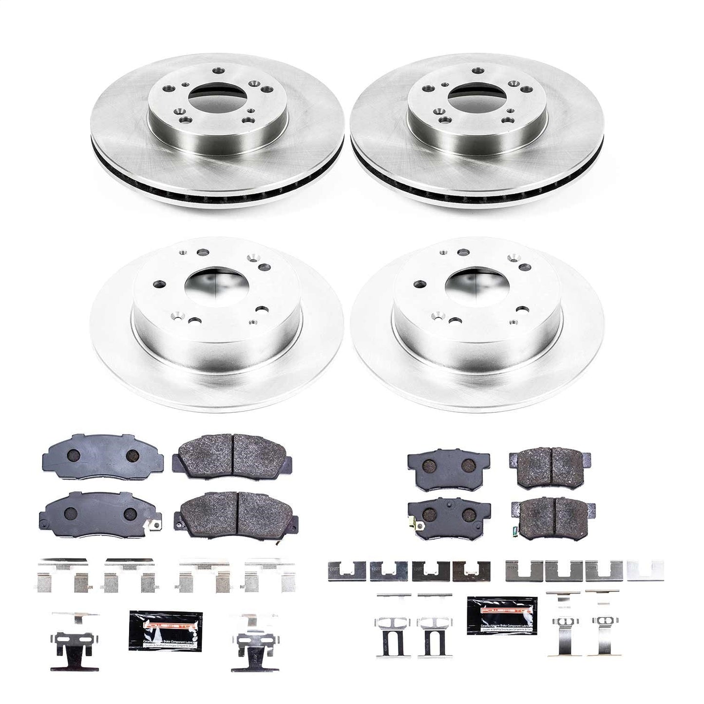 PowerStop 98-02 Honda Accord Front & Rear Track Day Brake Kit (TDBK1042)