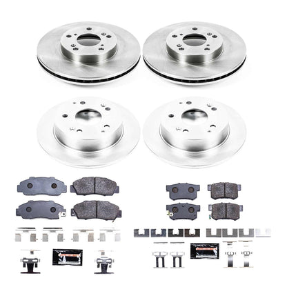 PowerStop 98-02 Honda Accord Front & Rear Track Day Brake Kit (TDBK1042)