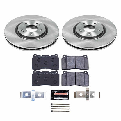 PowerStop 03-06 Mitsubishi Lancer Front Track Day Brake Kit (TDBK107)