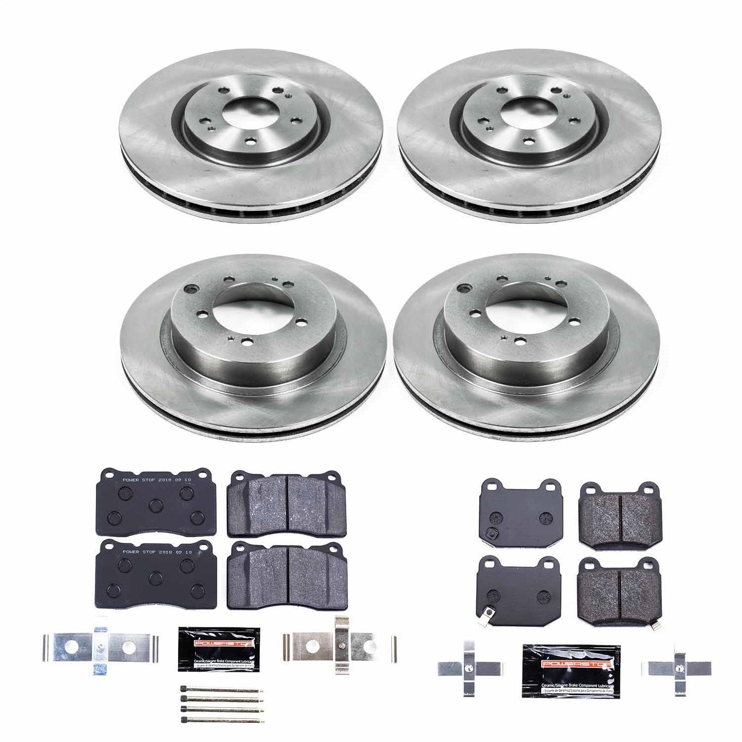 PowerStop 03-06 Mitsubishi Lancer Front & Rear Track Day Brake Kit (TDBK108)
