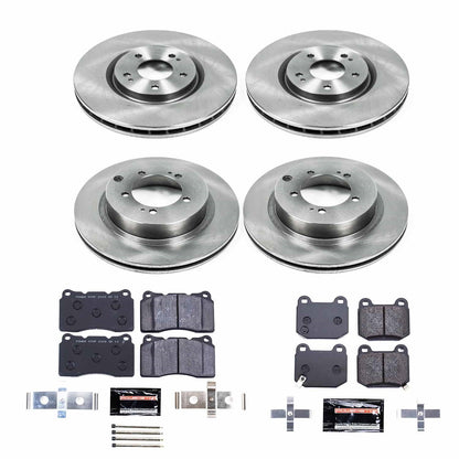 PowerStop 03-06 Mitsubishi Lancer Front & Rear Track Day Brake Kit (TDBK108)