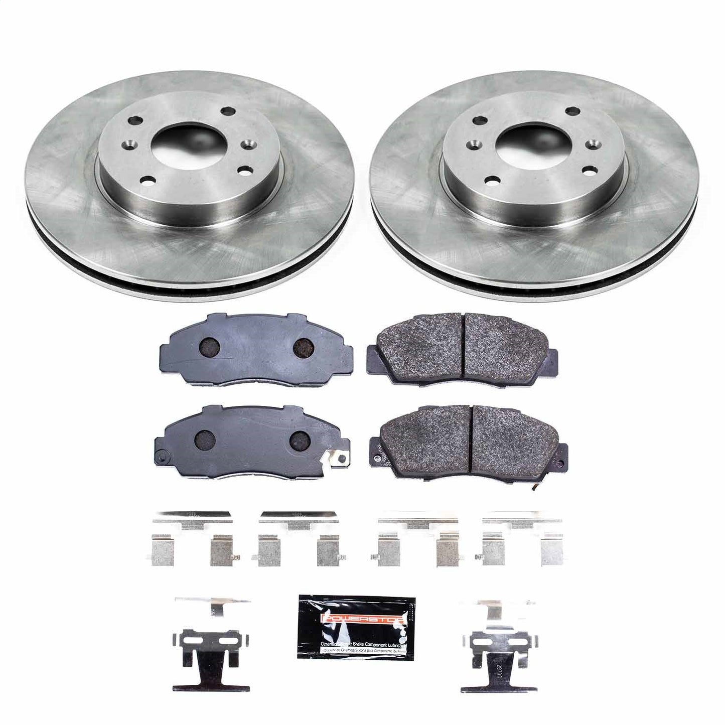 PowerStop 98-99 Acura CL Front Track Day Brake Kit (TDBK1237)