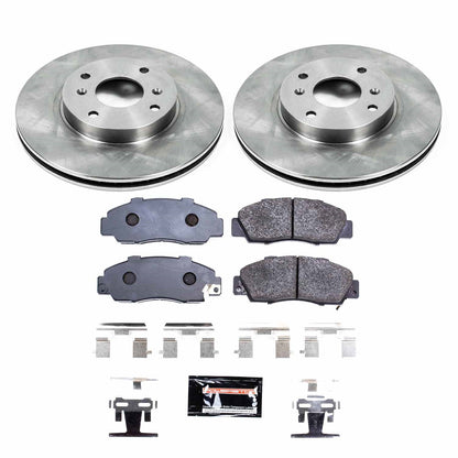 PowerStop 98-99 Acura CL Front Track Day Brake Kit (TDBK1237)