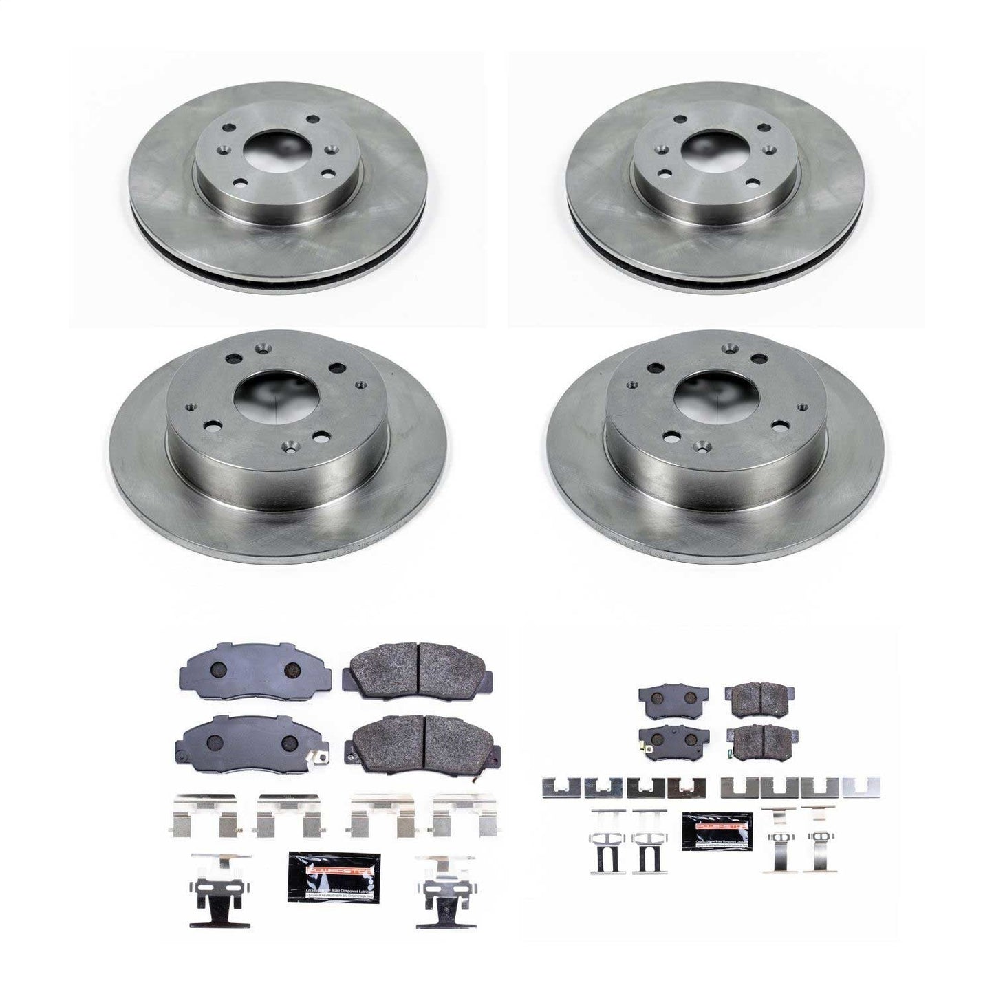 PowerStop 98-99 Acura CL Front & Rear Track Day Brake Kit (TDBK1238)