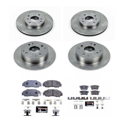 PowerStop 98-99 Acura CL Front & Rear Track Day Brake Kit (TDBK1238)