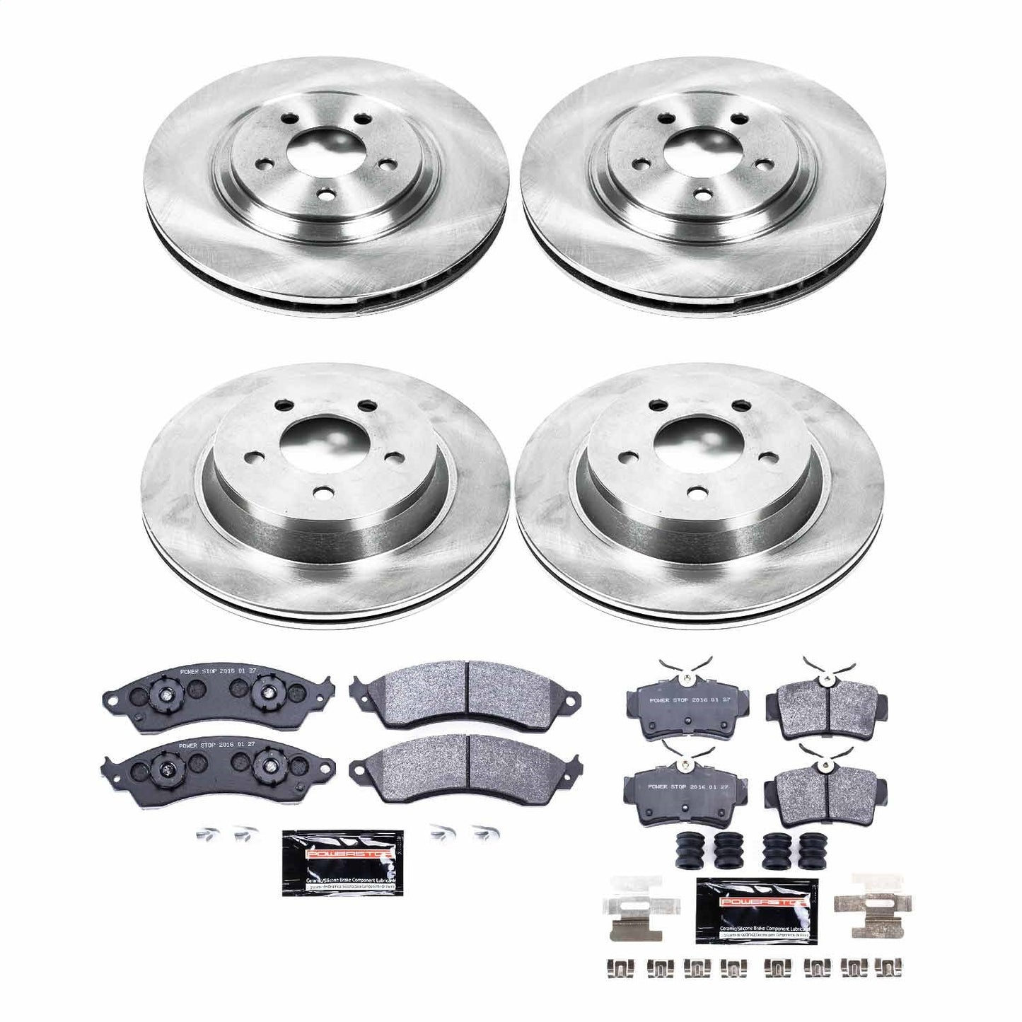PowerStop 94-99 Ford Mustang Front & Rear Track Day Brake Kit (TDBK1305)