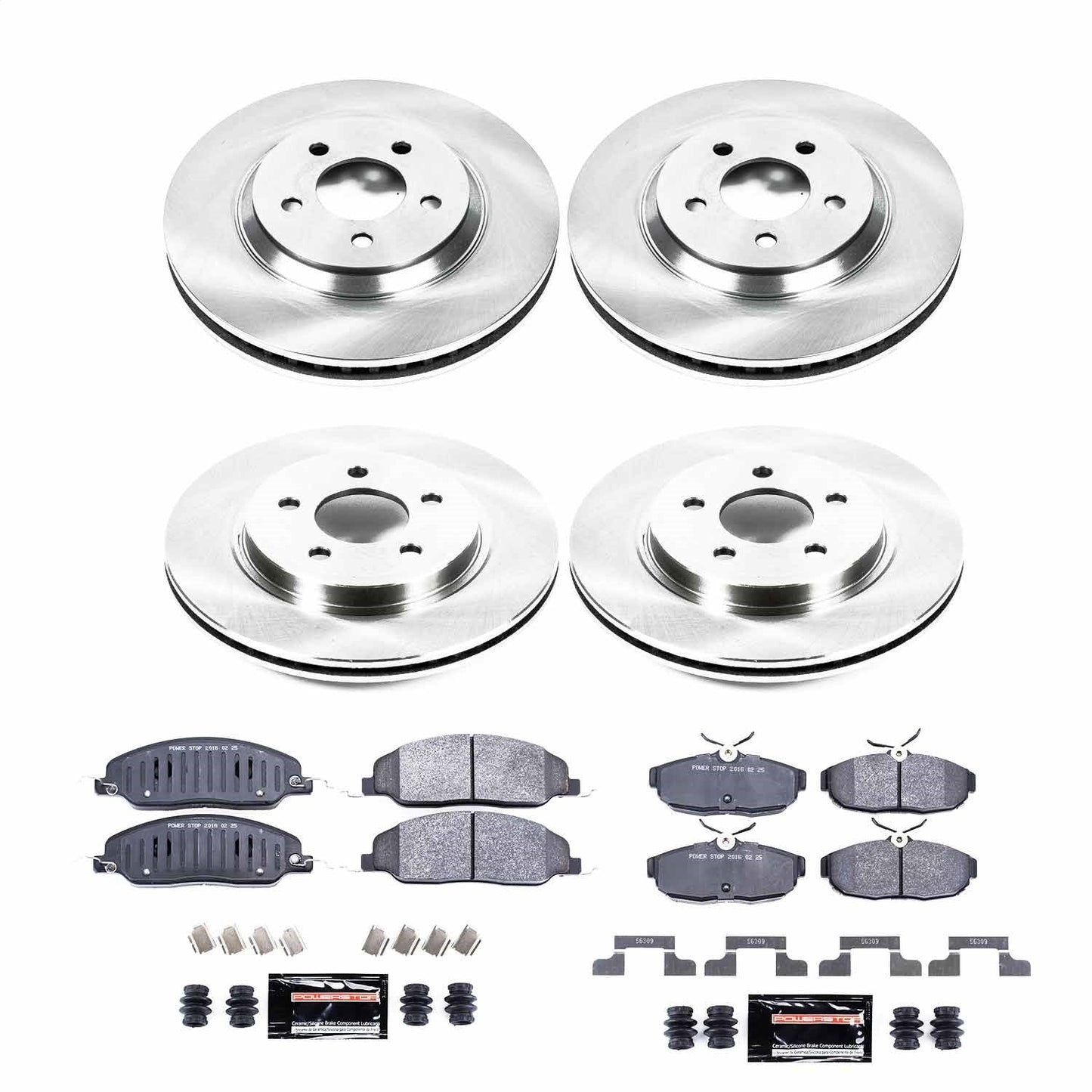 PowerStop 05-10 Ford Mustang Front & Rear Track Day Brake Kit (TDBK1381)