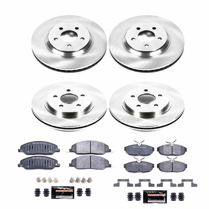PowerStop 05-10 Ford Mustang Front & Rear Track Day Brake Kit (TDBK1381)