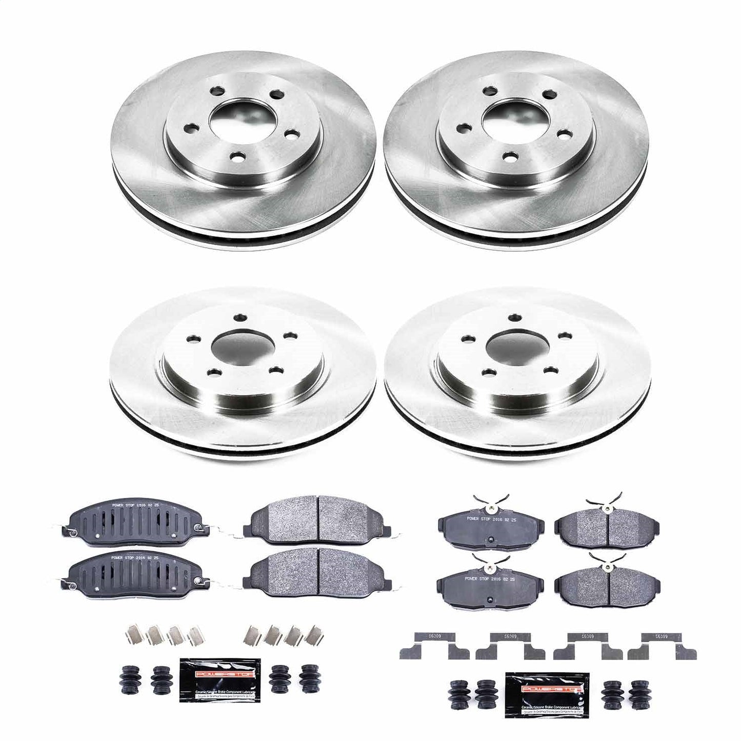 PowerStop 05-10 Ford Mustang Front & Rear Track Day Brake Kit (TDBK1383)