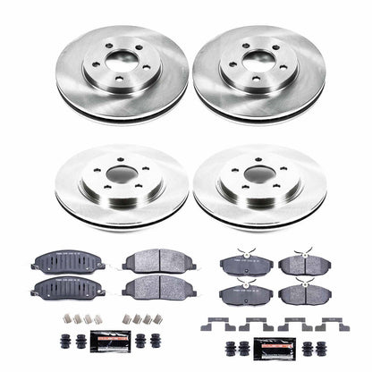 PowerStop 05-10 Ford Mustang Front & Rear Track Day Brake Kit (TDBK1383)
