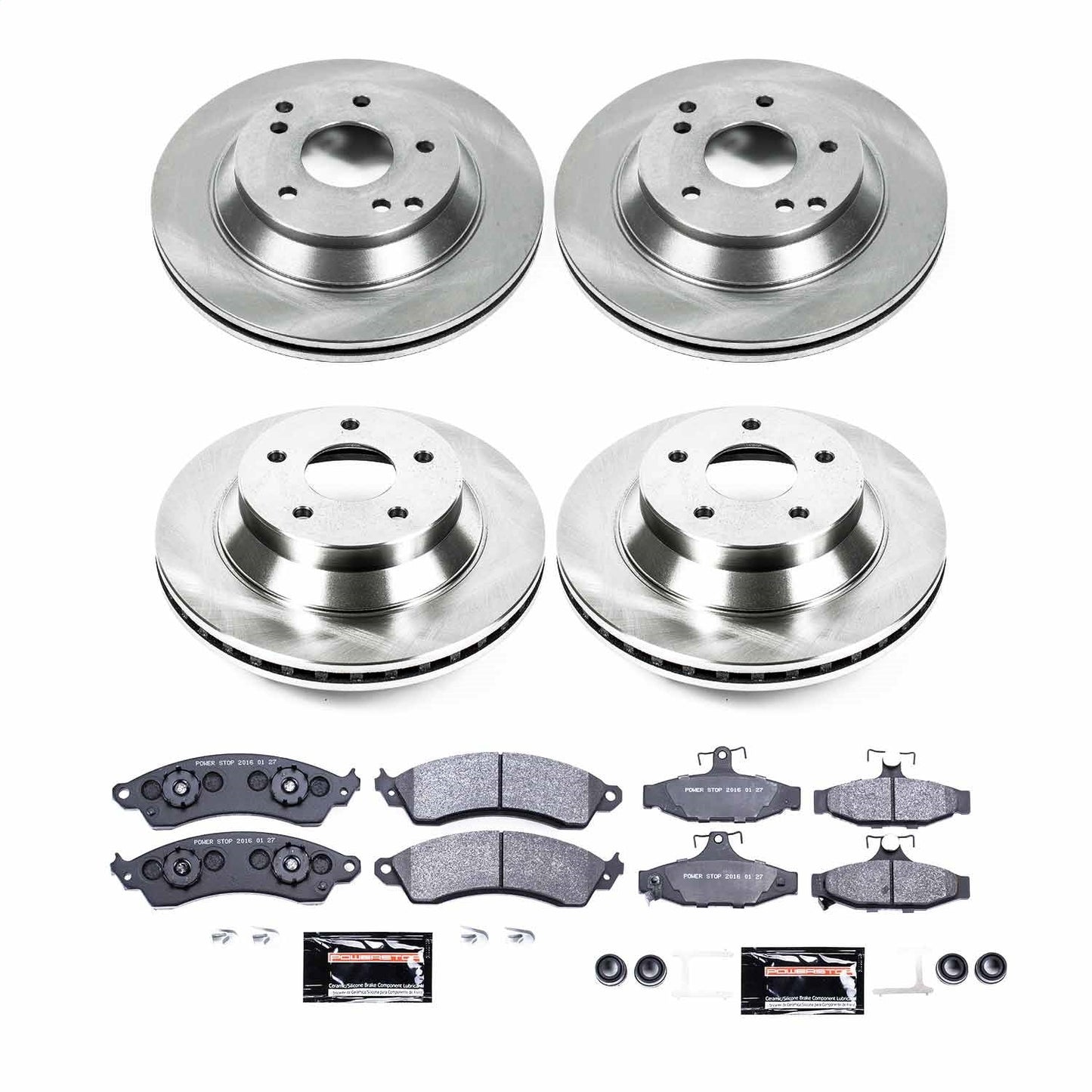 PowerStop 88-95 Chevrolet Corvette Front & Rear Track Day Brake Kit (TDBK1518)