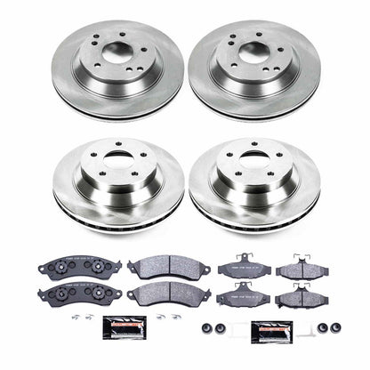 PowerStop 88-95 Chevrolet Corvette Front & Rear Track Day Brake Kit (TDBK1518)