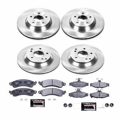 PowerStop 88-96 Chevrolet Corvette Front & Rear Track Day Brake Kit (TDBK1528)