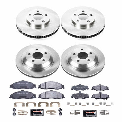 PowerStop 98-02 Chevrolet Camaro Front & Rear Track Day Brake Kit (TDBK1548)