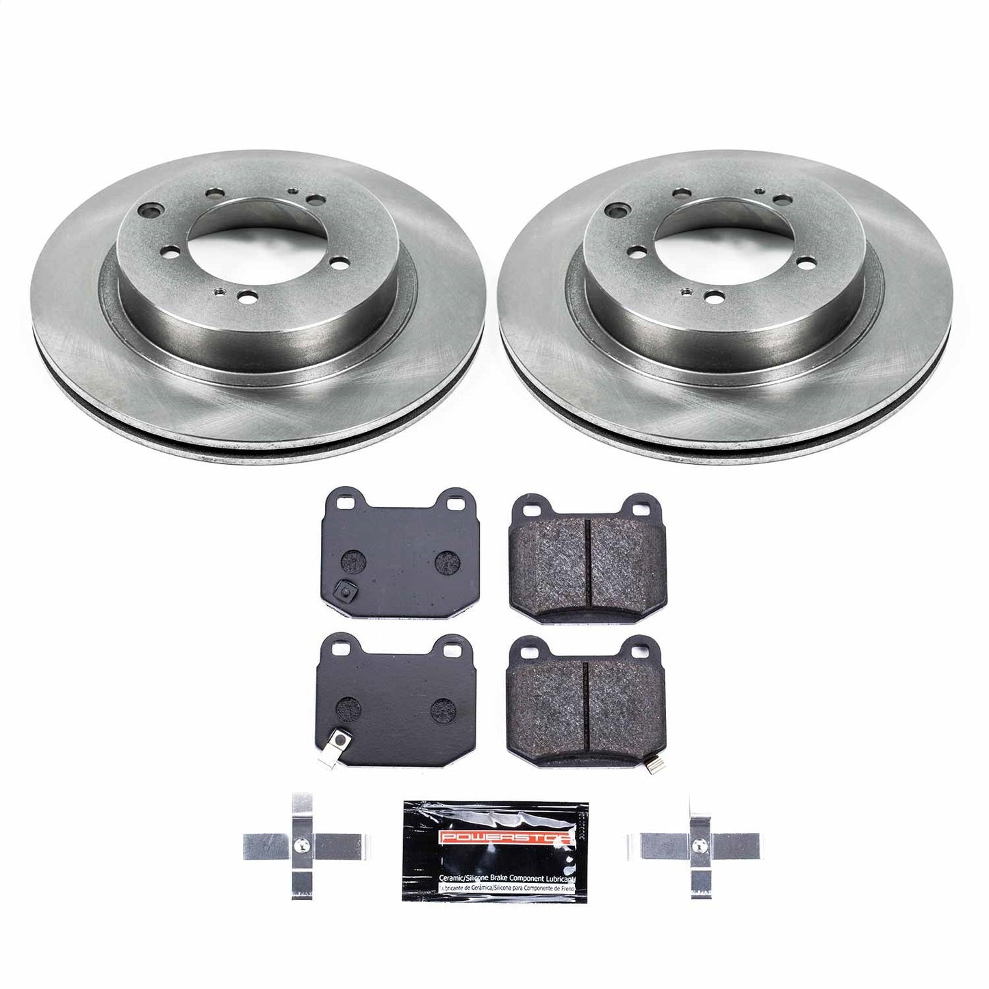 PowerStop 03-06 Mitsubishi Lancer Rear Track Day Brake Kit (TDBK156)