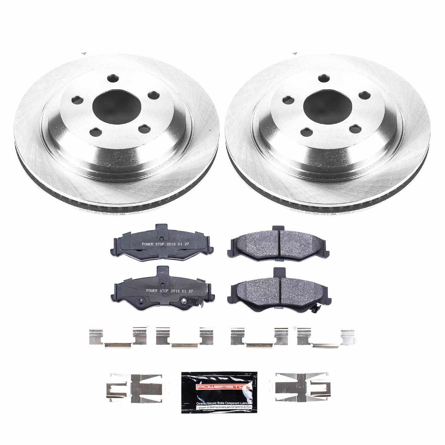 PowerStop 98-02 Chevrolet Camaro Rear Track Day Brake Kit (TDBK1568)