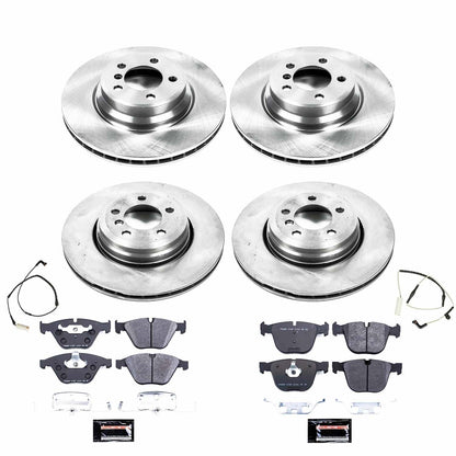 PowerStop 02-05 BMW 745i Front & Rear Track Day Brake Kit (TDBK2056)