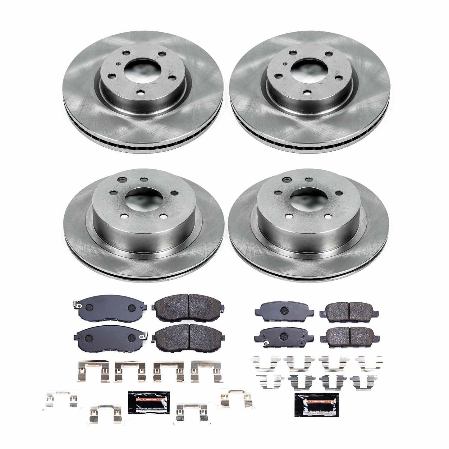 PowerStop 03-05 Infiniti G35 Front & Rear Track Day Brake Kit (TDBK2710)