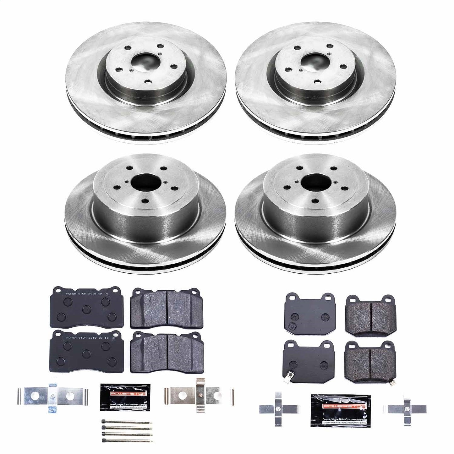 PowerStop 05-07 Subaru Impreza Front & Rear Track Day Brake Kit (TDBK2896)