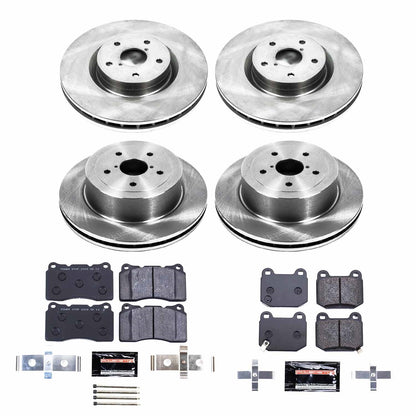 PowerStop 05-07 Subaru Impreza Front & Rear Track Day Brake Kit (TDBK2896)
