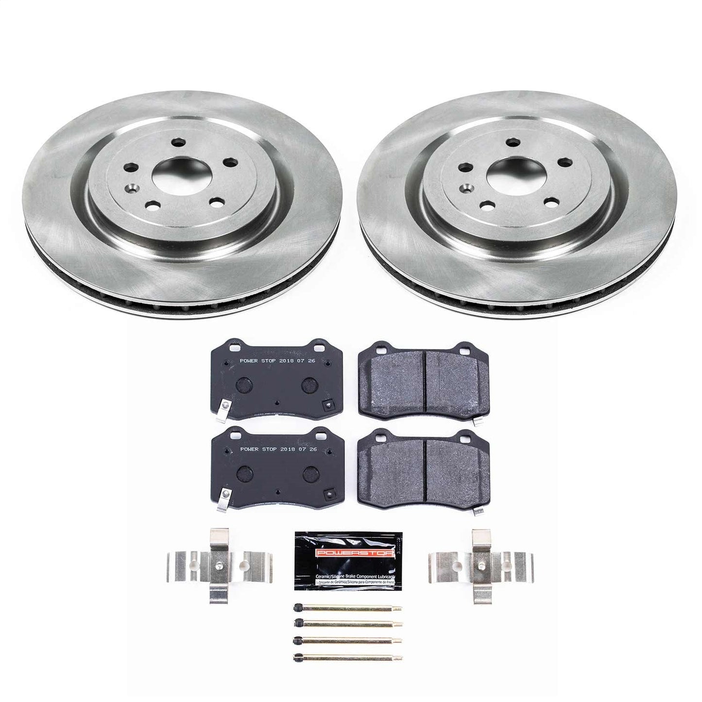 PowerStop 09-15 Cadillac CTS Rear Track Day Brake Kit (TDBK3019)