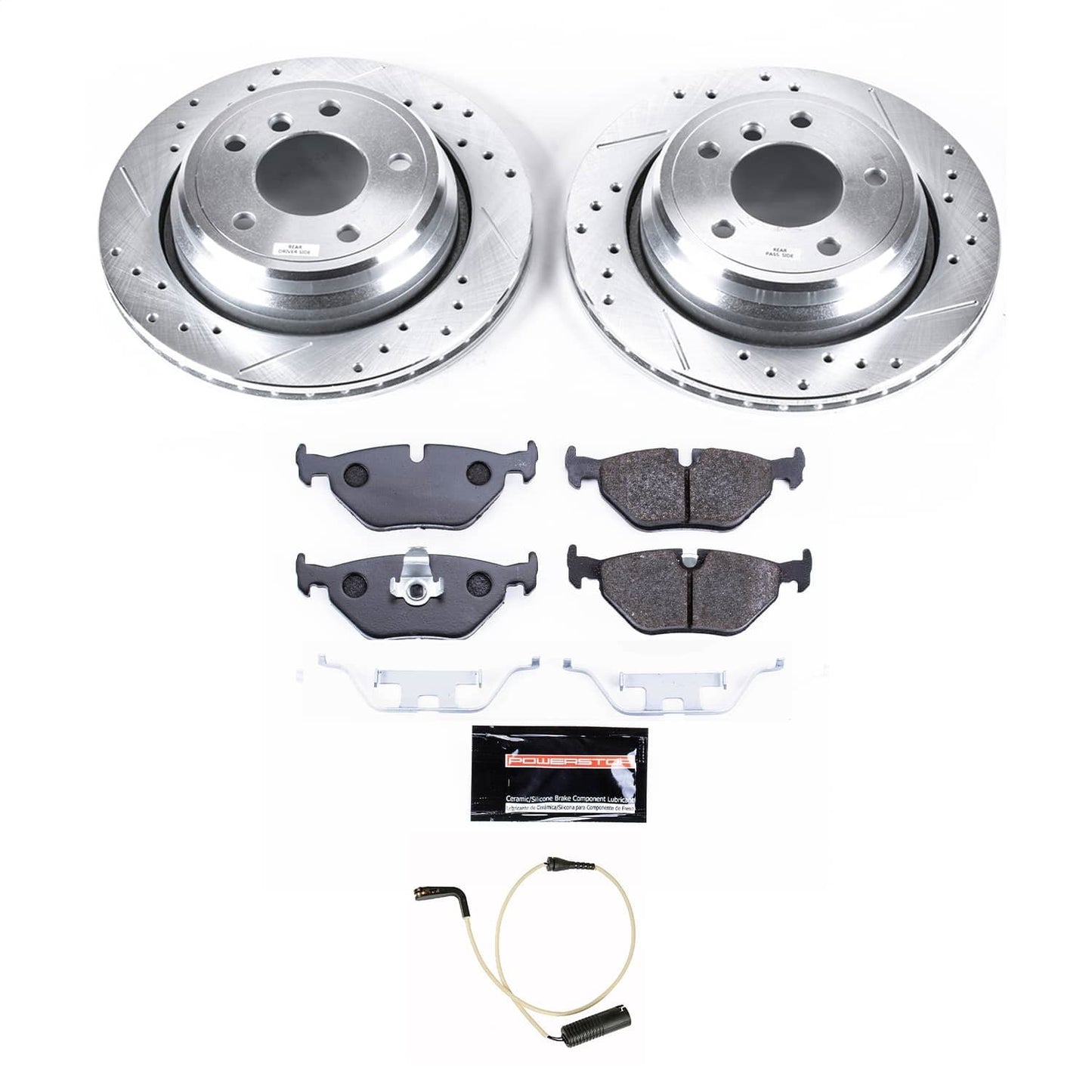 PowerStop 97-03 BMW 540i Rear Track Day Brake Kit (TDBK3125)
