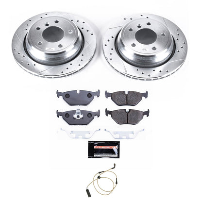 PowerStop 99-03 BMW 540i Rear Track Day Brake Kit (TDBK3126)
