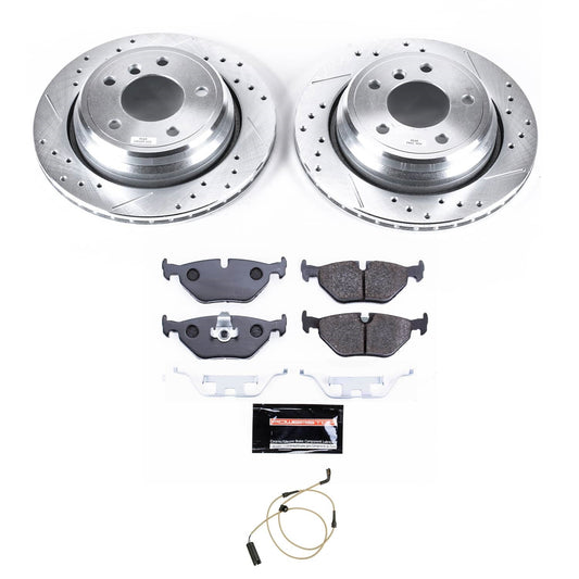 PowerStop 99-03 BMW 540i Rear Track Day Brake Kit (TDBK3126)