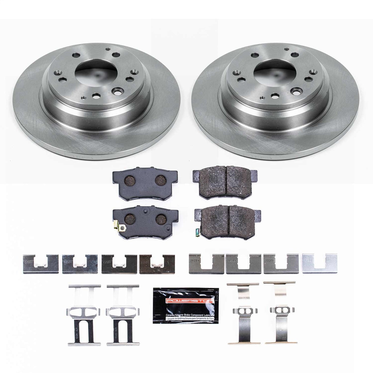 PowerStop 99-01 Acura RL Rear Track Day Brake Kit (TDBK3154)