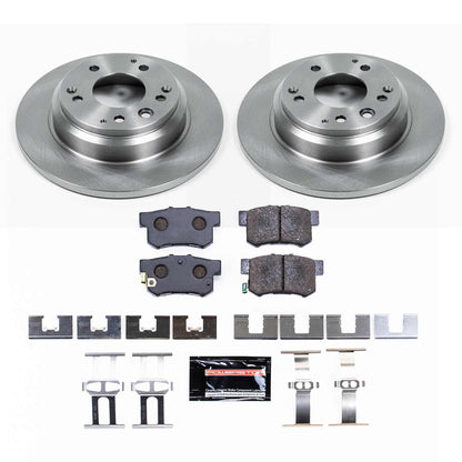 PowerStop 99-01 Acura RL Rear Track Day Brake Kit (TDBK3154)