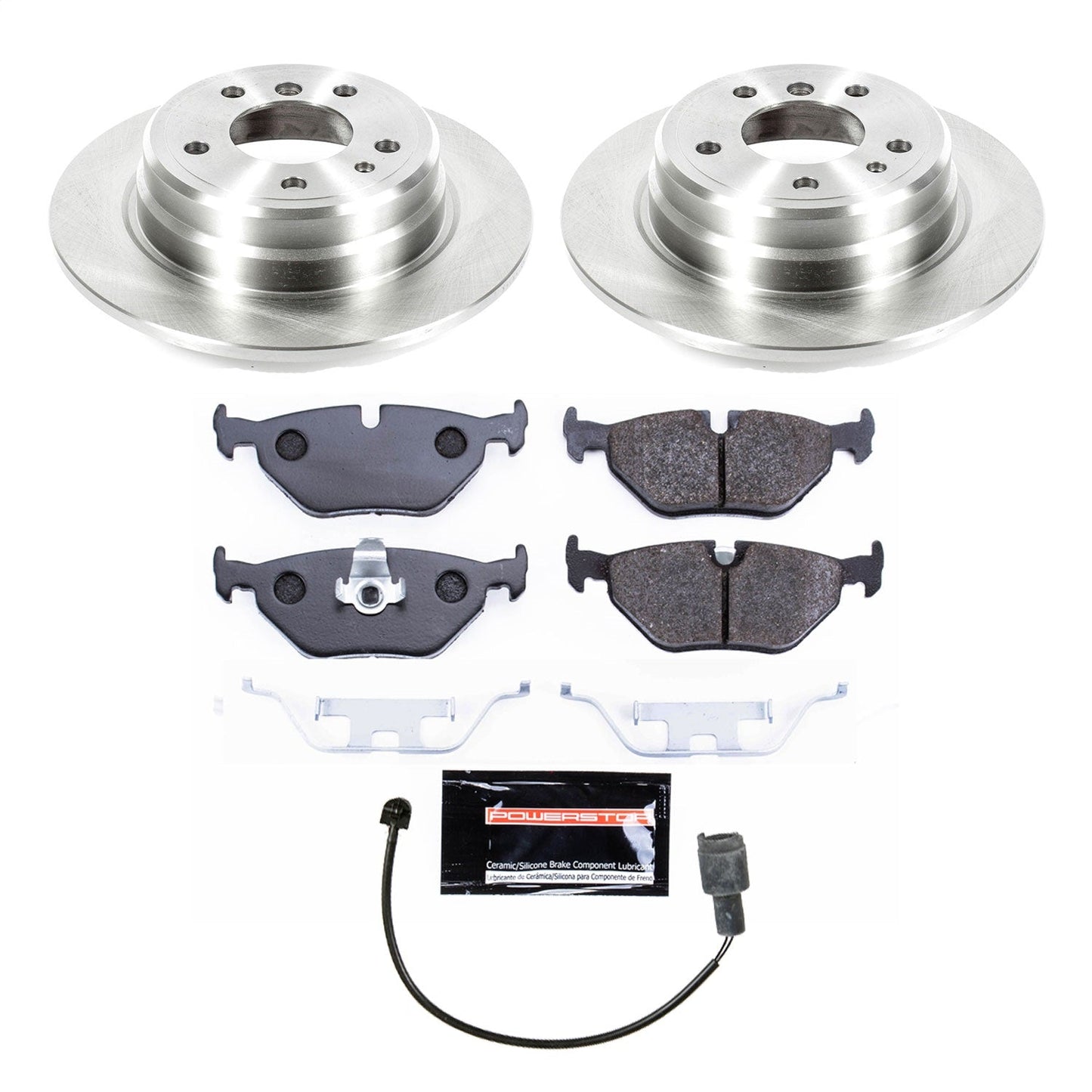 PowerStop 90-95 BMW 525i Rear Track Day Brake Kit (TDBK393)