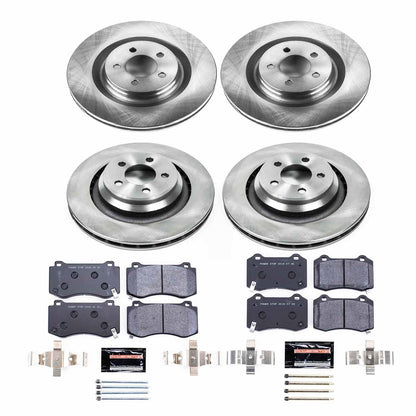 PowerStop 05-10 Chrysler 300 Front & Rear Track Day Brake Kit (TDBK4023)