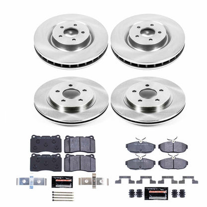 PowerStop 07-11 Ford Mustang Front & Rear Track Day Brake Kit (TDBK4042)