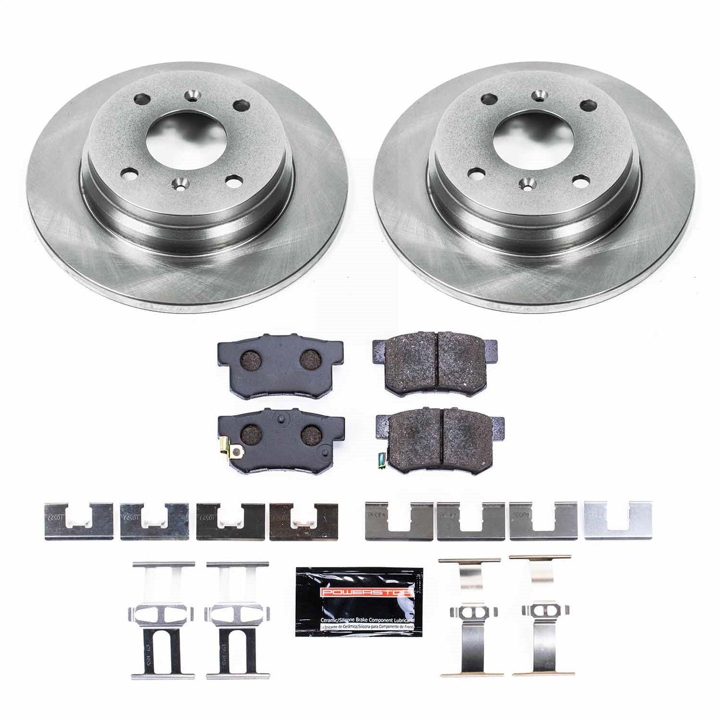 PowerStop 92-96 Honda Prelude Rear Track Day Brake Kit (TDBK407)