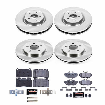 PowerStop 11-14 Ford Mustang Front & Rear Track Day Brake Kit (TDBK4148)