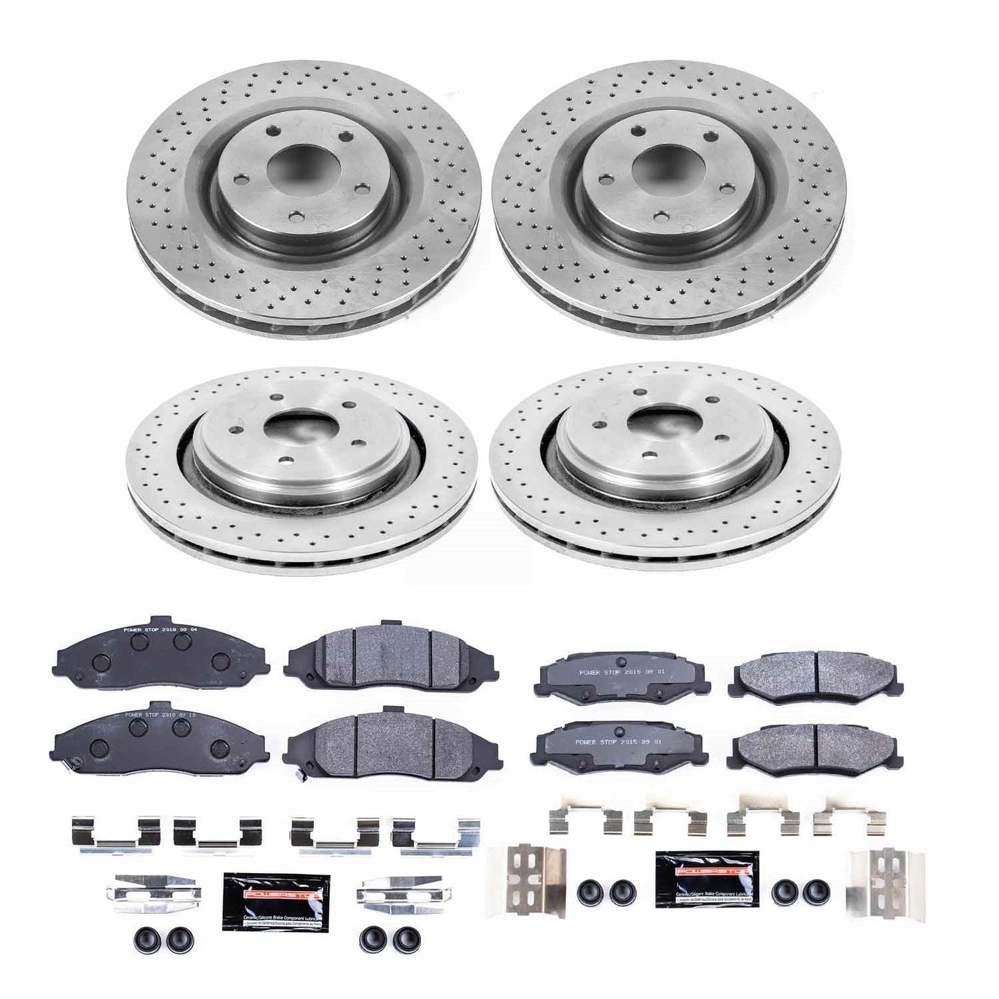 PowerStop 06-09 Cadillac XLR Front & Rear Track Day Brake Kit (TDBK4400)