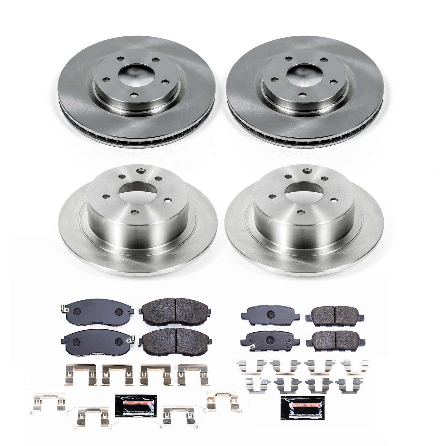 PowerStop 07-12 Nissan Sentra Front & Rear Track Day Brake Kit (TDBK4475)