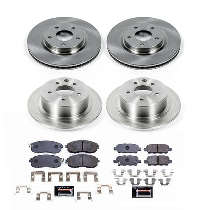 PowerStop 07-12 Nissan Sentra Front & Rear Track Day Brake Kit (TDBK4475)